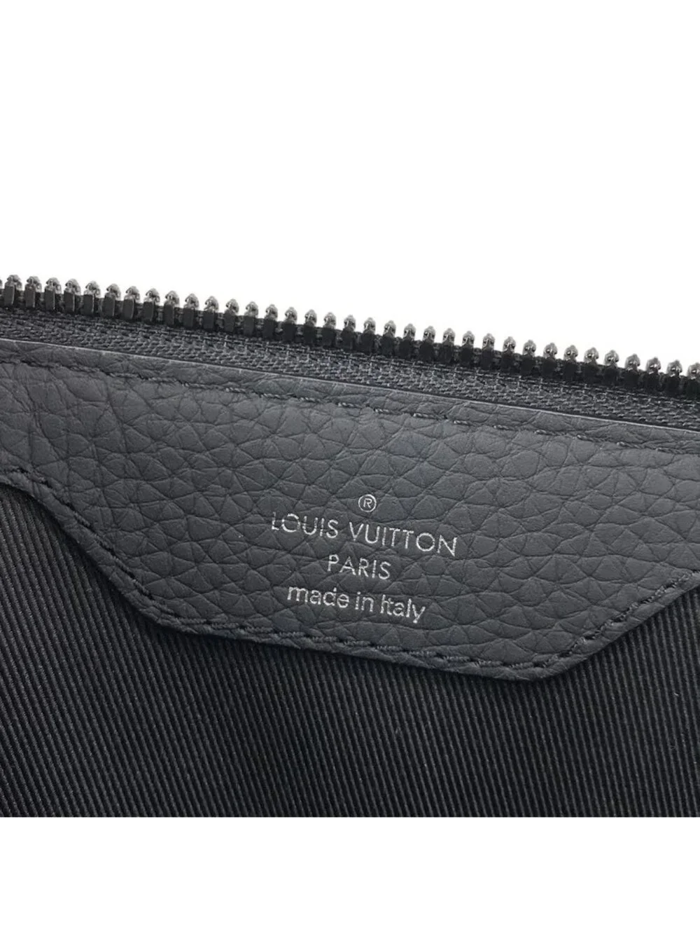 Louis Vuitton Handbag Taurillon Monogram Sac Plat Cross Noir Leather Cowhide